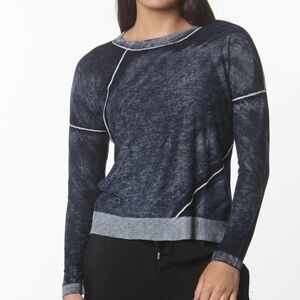 Kokun Overdye Diagonal Seamed Crew Denim